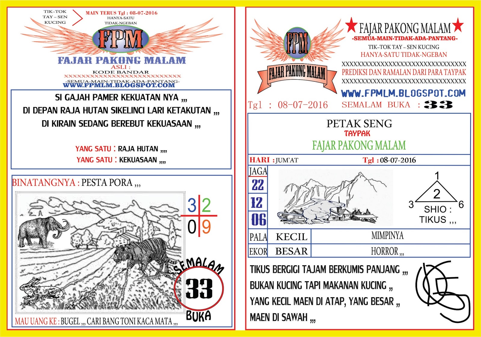 Jum At 08 Juli 2016 Fajar Pakong Malam Buka 33 Fajar Pakong Malam