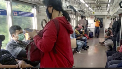 Virus Corona: Penumpang KRL Commuter Line Wajib Pakai Masker