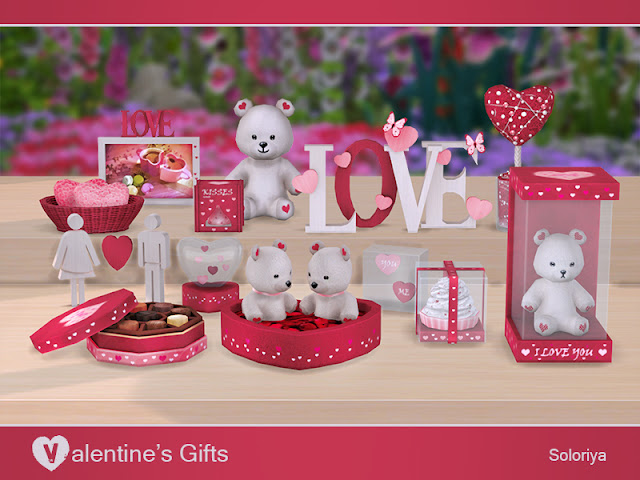 День св. Валентина — наборы мебели и декора для Sims 4 со ссылками для скачивания