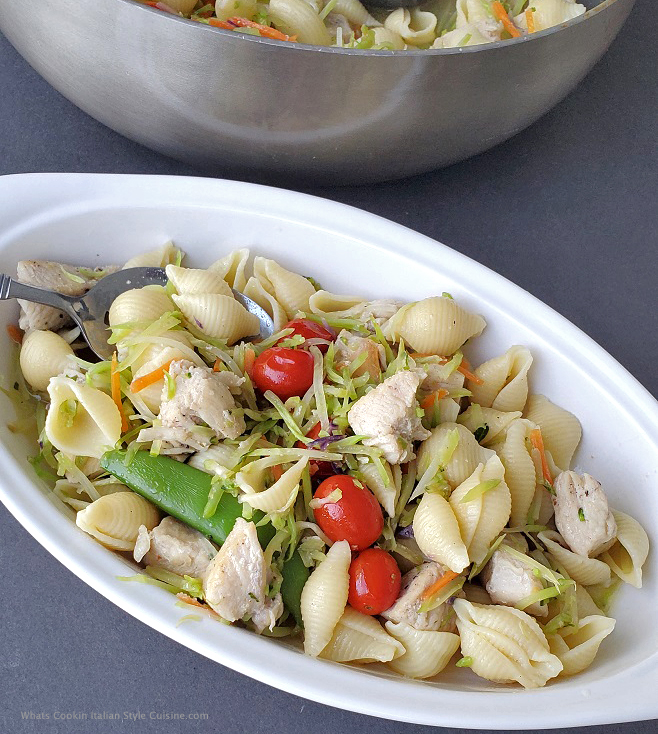 NoMayo Pasta Salad What's Cookin' Italian Style Cuisine