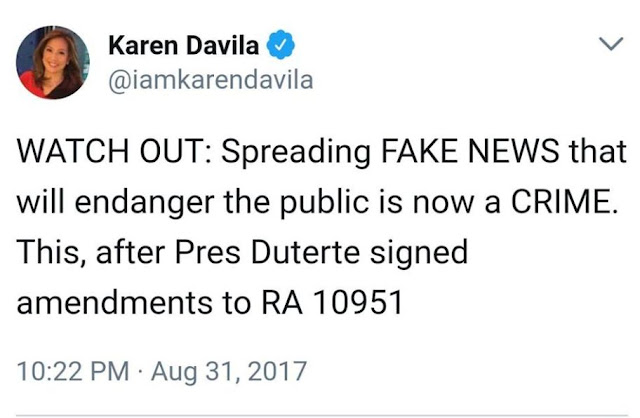 ThinkingPinoy Slams Karen Davila for Spreading Fake News - Phil News XYZ