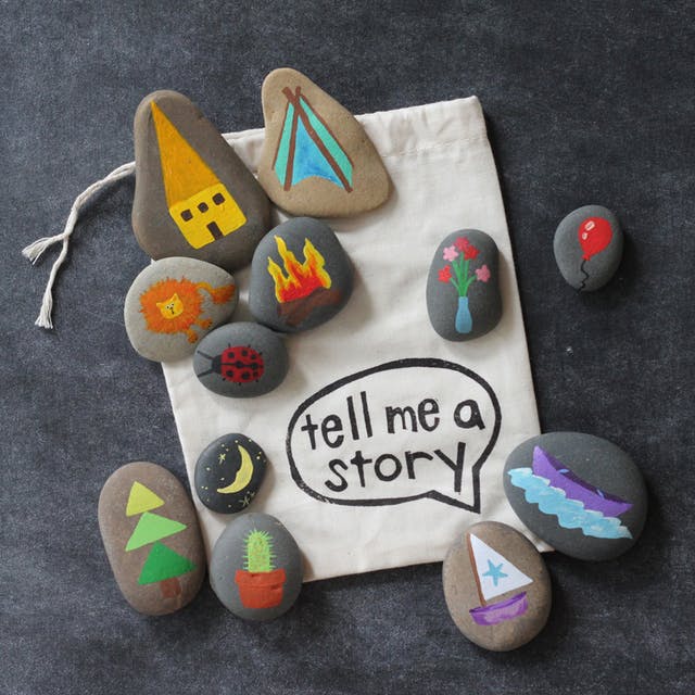 story stones for kids rock painting ideas