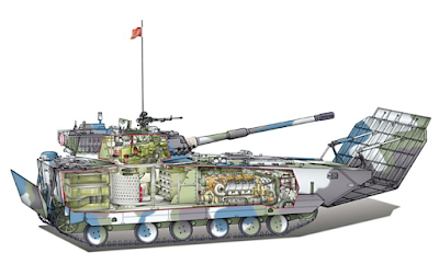 1/72 China PLA ZBD-05 Amphibious Assault Vehicle With Rapid-fire Cannon Model
