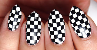 Checker Board Nails