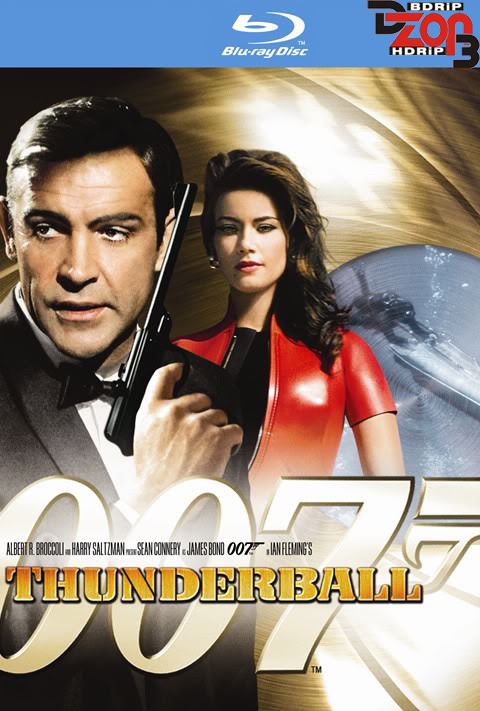Poster Of Thunderball 1965 English 350MB BRRip 480p Free Download Watch Online