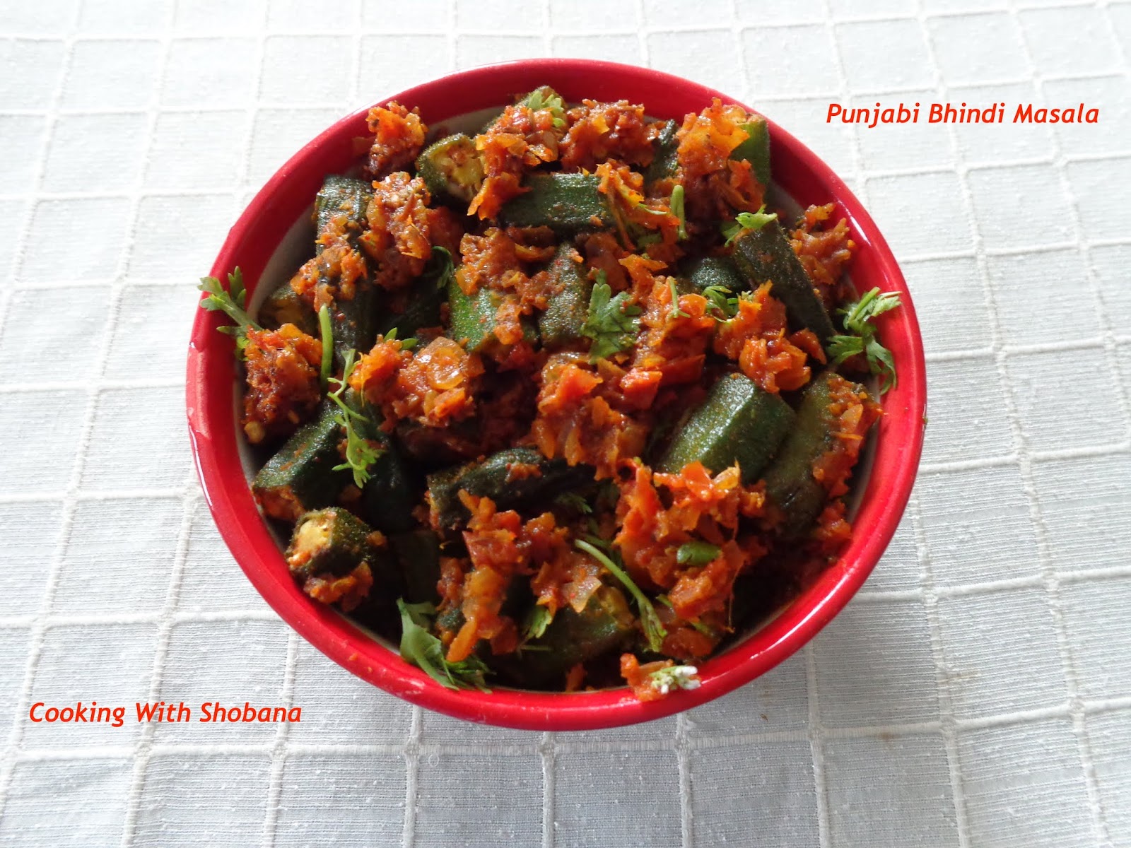 Cooking With Shobana PUNJABI BHINDI MASALA