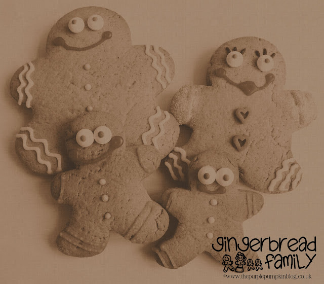 Gingerbread Family | The Purple Pumpkin Blog