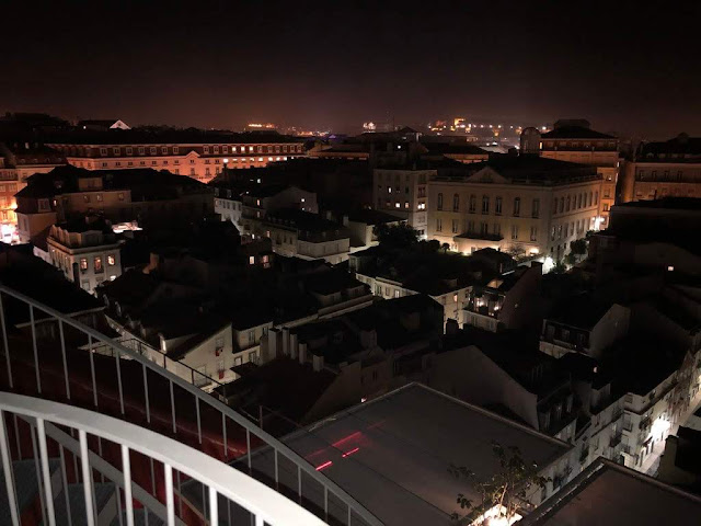 Vista de Lisboa do Rooftop do Restaurante Suba 