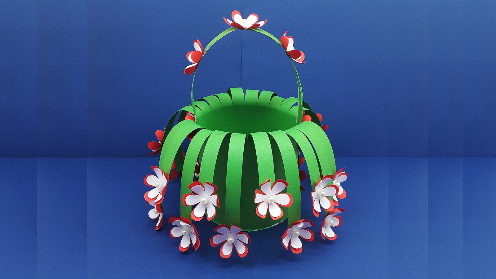 Colors Paper DIY Paper Basket How to Make a Paper Flower Basket Step by Step Paper Basket