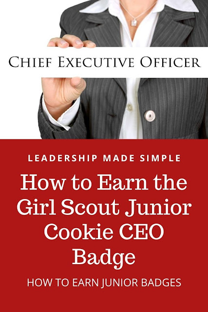 How to Earn the Girl Scout Junior Cookie CEO Badge