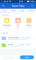 transfer your files quickly in android