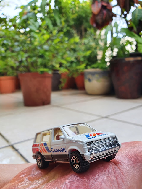 1984年火柴盒小汽車，道奇 Dodge Caravan，1984 Matchbox Dodge Caravan