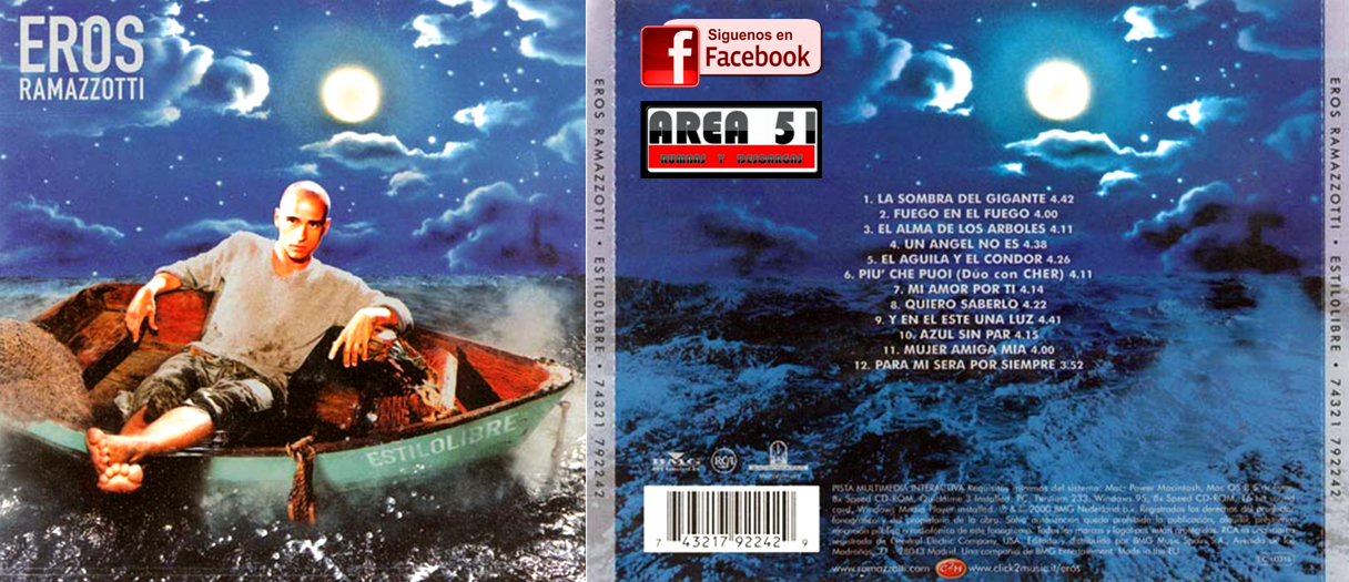 Corazon Descargas EROS RAMAZZOTTI ESTILO LIBRE (2000) Corazon Descargas EROS RAMAZZOTTI ESTILO LIBRE (2000)