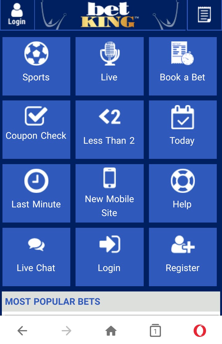 Betking old mobile app install