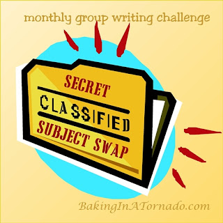 Secret Subject Swap, a multi-blogger 407 challenge | developed and run by www.BakingInATornado.com | #MyGraphics