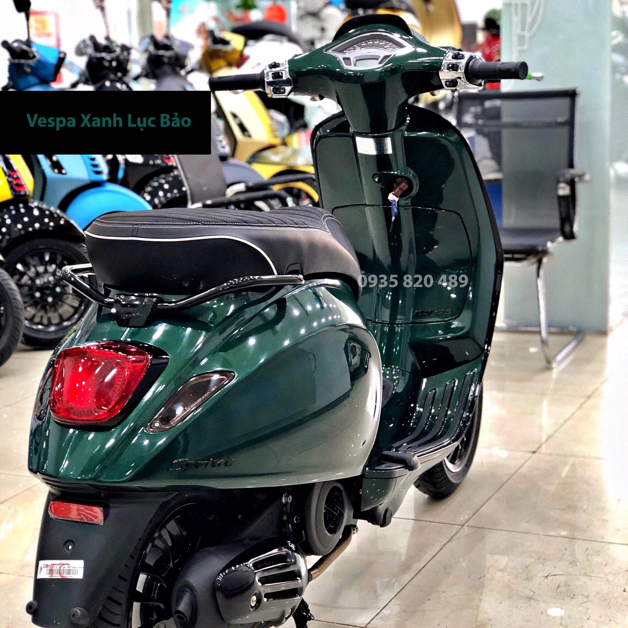 Tổng Hợp Xe Vespa Màu Xanh Lá Cây Đẹp Độc Lạ