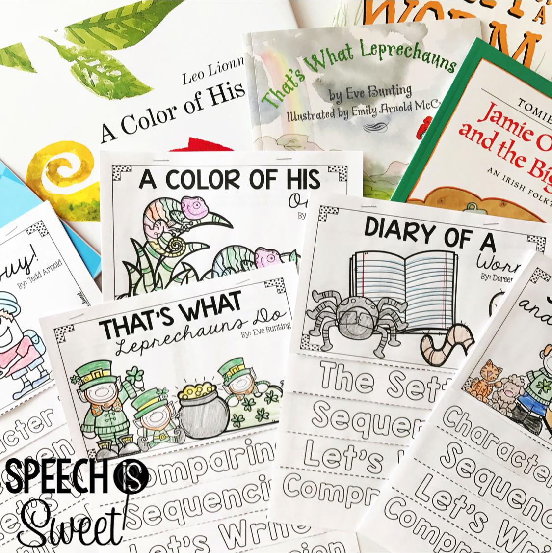 speech is sweet march literature flip books
