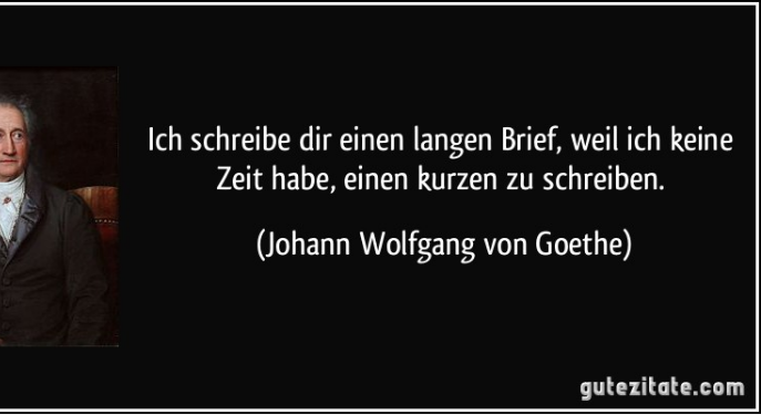 Zitatforschung Lieber Freund Entschuldige Meinen Langen Brief Fur Einen Kurzen Hatte Ich Keine Zeit Charlotte Von Stein Angeblich