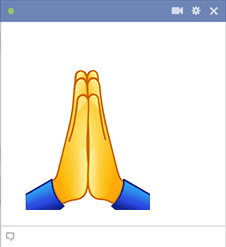Praying Hands Emoticon