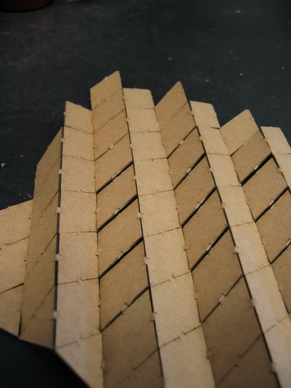 CONCRETE OBSESSIONS 2011 Test 4 Lasercut chipboard