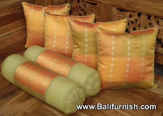 Satin cushion covers from Bali Indonesia