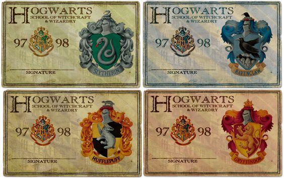 Harry Potter World: CARNET ESTUDIANTE HOGWARTS
