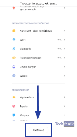 Tworzenie przewijanego zrzutu ekranu