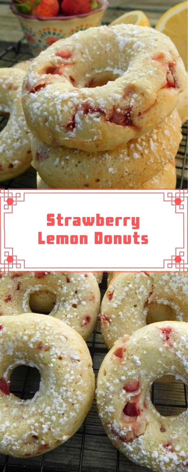 Strawberry Lemon Donuts Strawberry Lemon Donuts