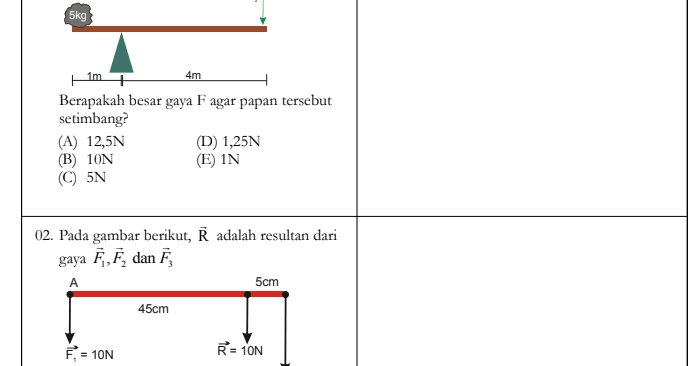 Contoh Soal UAS/PAS Fisika Kls XI SMA Semester 1 Kurikulum Contoh Soal UAS/PAS Fisika Kls XI SMA Semester 1 Kurikulum