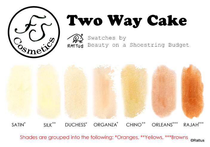 FS Cosmetics Two Way Cake Chino