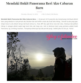 Review Blog | Blog Lea Azleeya