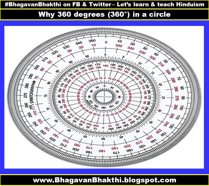 Why 360 Degrees 360 In A Circle Bhagavan Bhakthi Why 360 Degrees 360 In A Circle Bhagavan Bhakthi