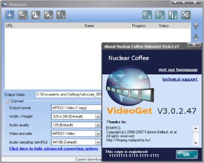 Free Download Nuclear Coffee VideoGet Version 3.0