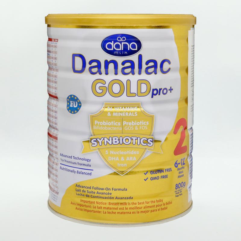 Sữa Bột DANALAC GOLD Pro+ 2 – Hộp 800g
