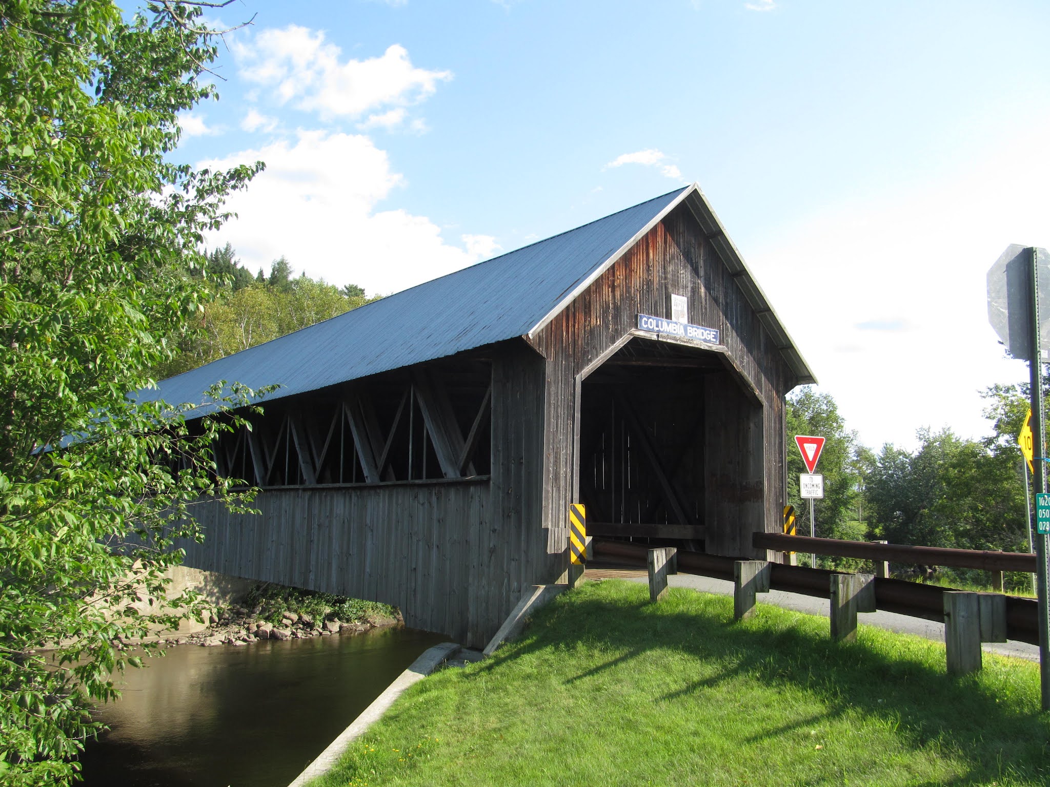 Columbia Covered Bridge North Stratford, New Hampshire and Lemington