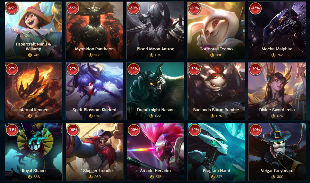 Surrender at 20: & Skin Sale: Week of January 4th