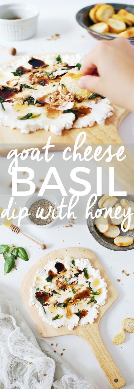 Goat Cheese And Basil Dip With Honey Recipe 22