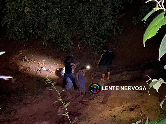 Cadáver de homem com rosto desfigurado é encontrado em córrego na zona sul – VEJA O VÍDEO