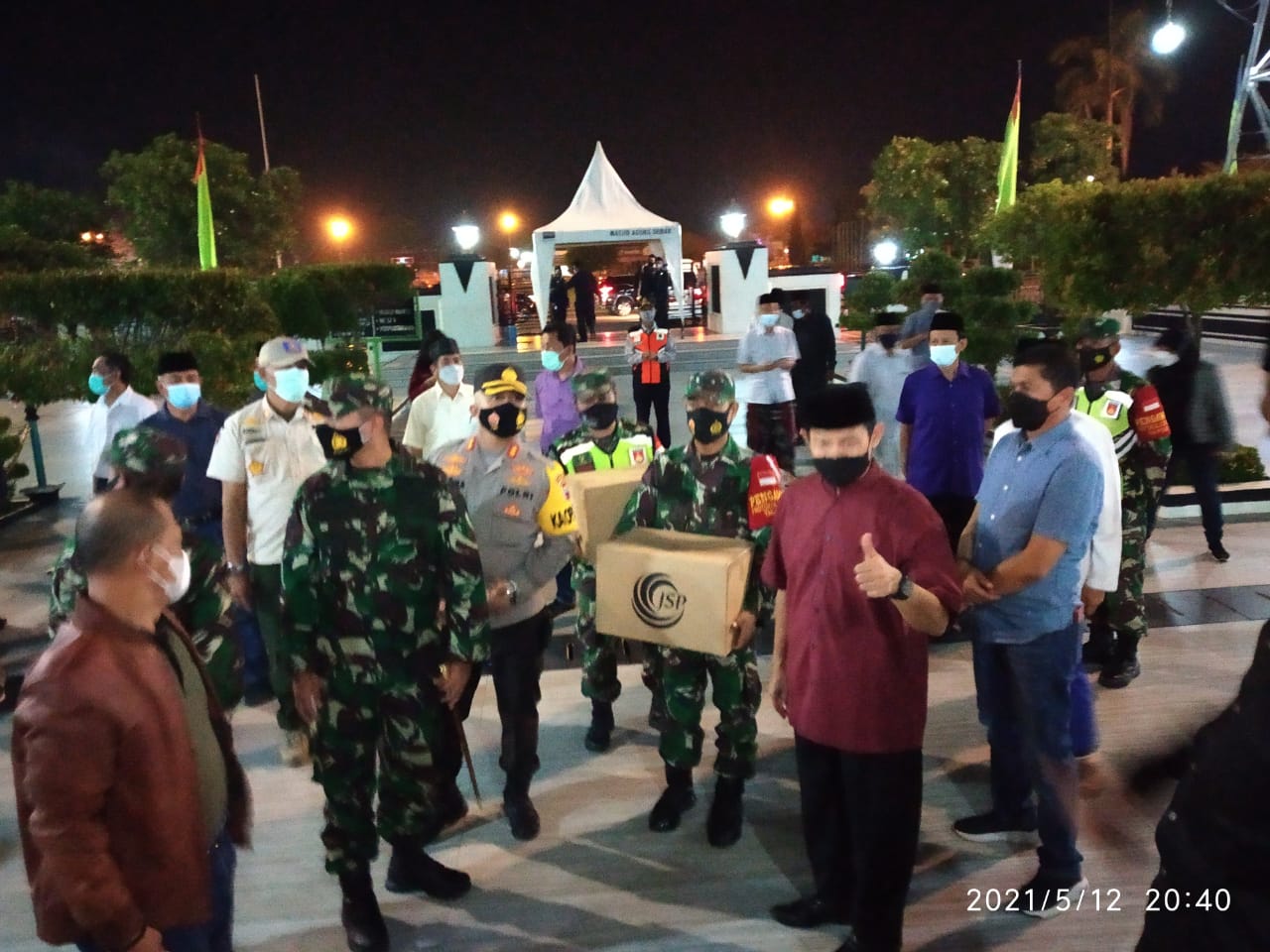 Forkopimda Demak Pantau Malam Takbiran Idul Fitri 1442 H