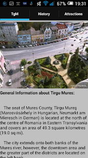 Android application - Colors of Targu Mures