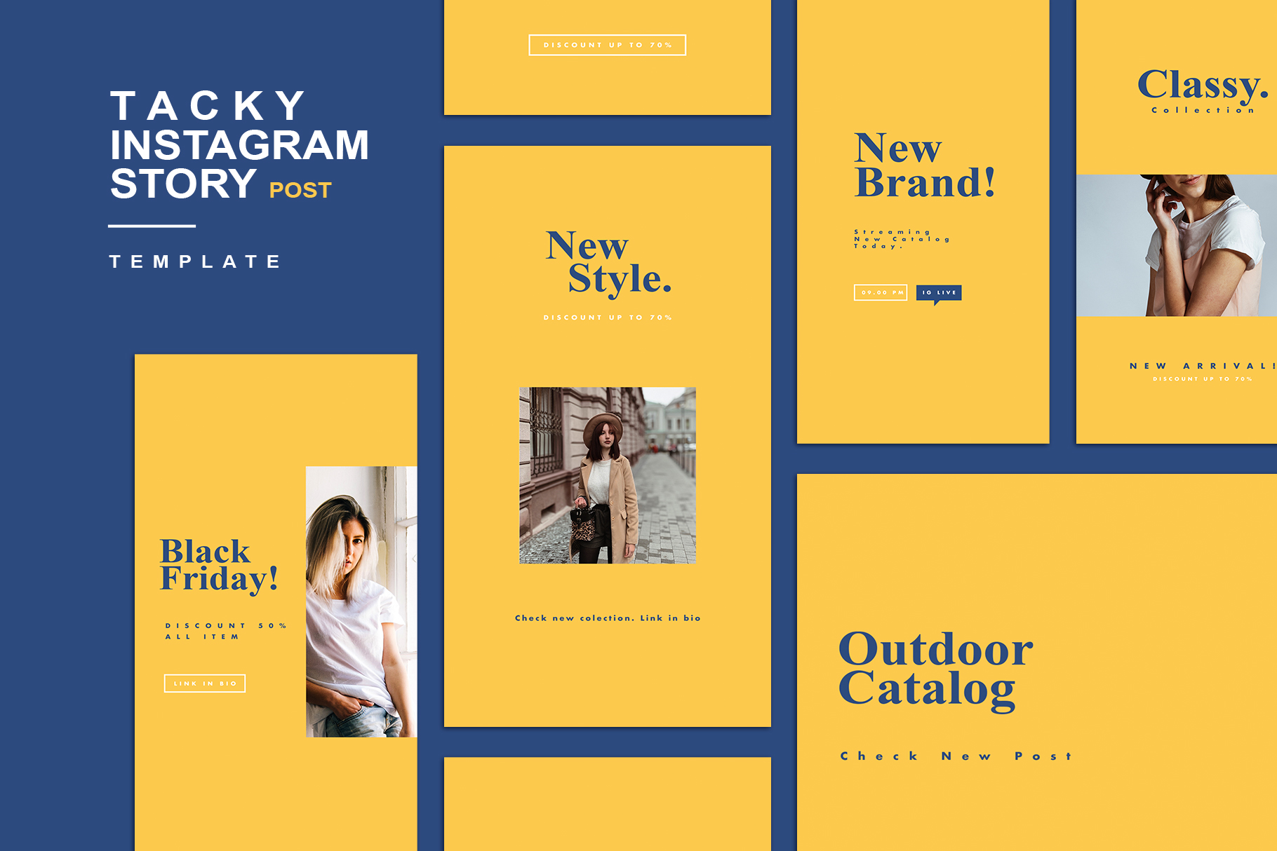 Download Tacky Instagram Story Post Photoshop Template Psd File PSD Mockup Templates