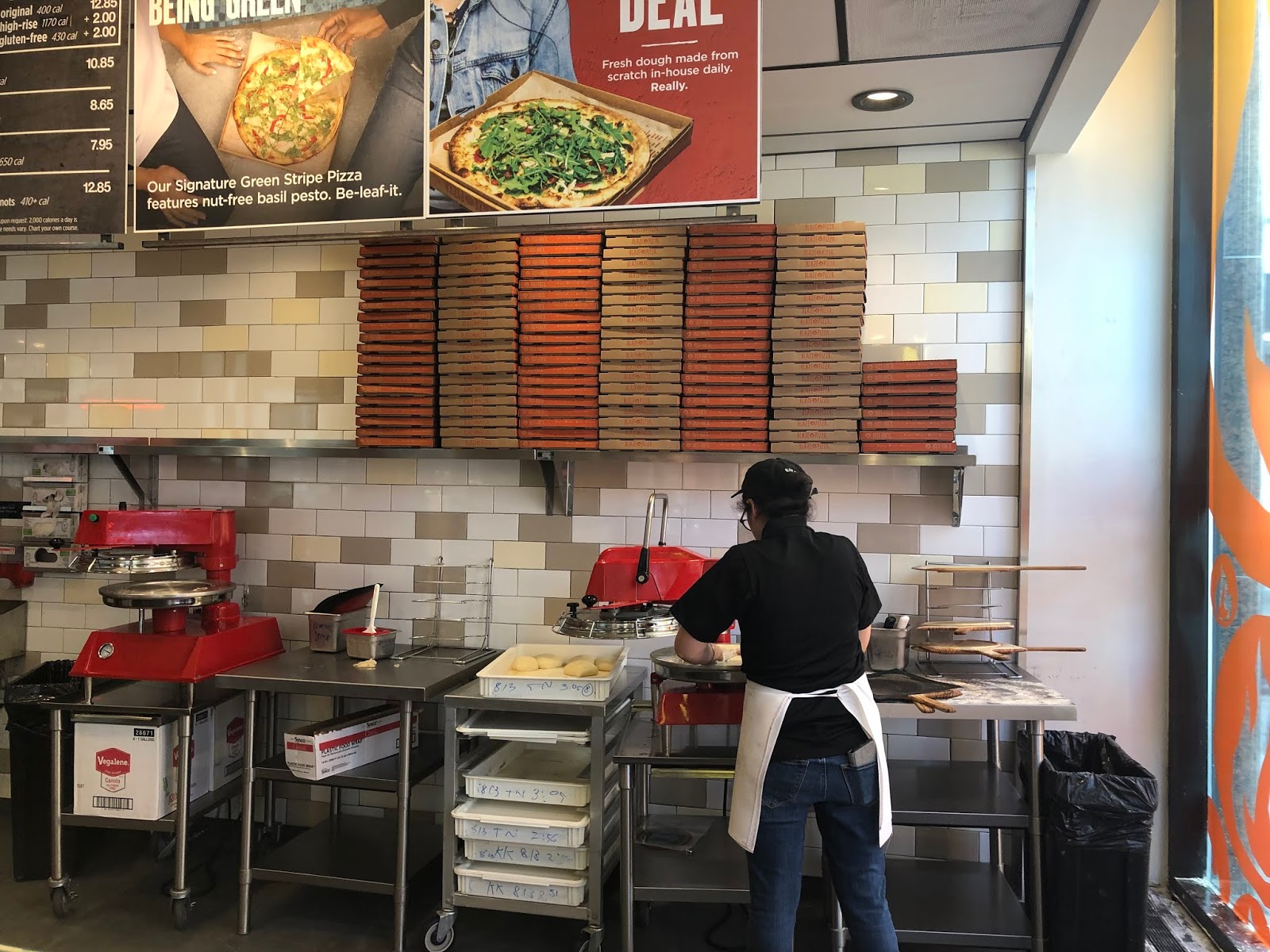 Teena in Toronto Blaze Pizza, Toronto, ON (John Street)