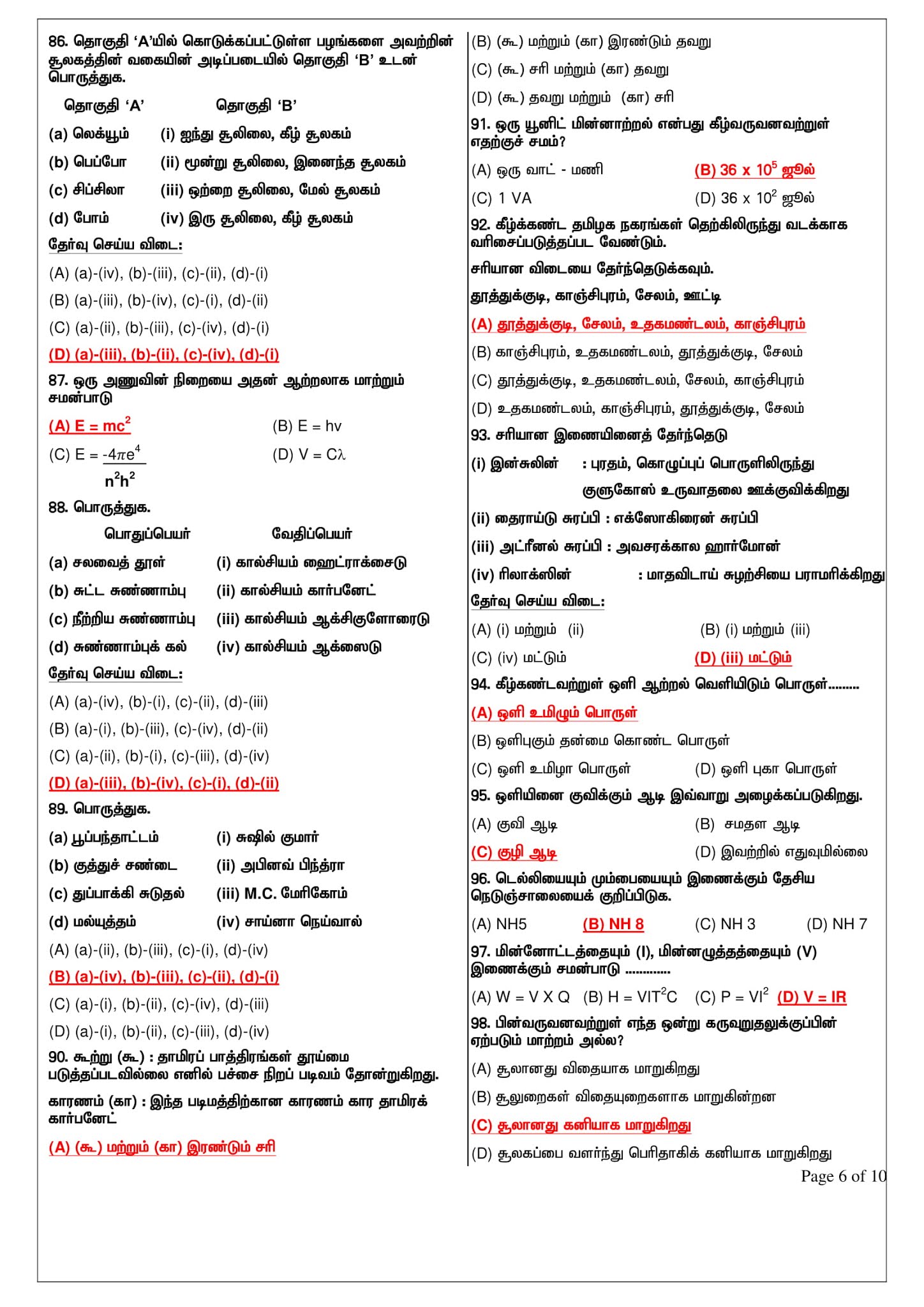 VIBRANT ONLINE ACADEMY Lab assistant Previous year question paper