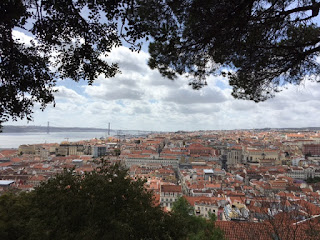 vista de lisboa pelo castelo de são jorge