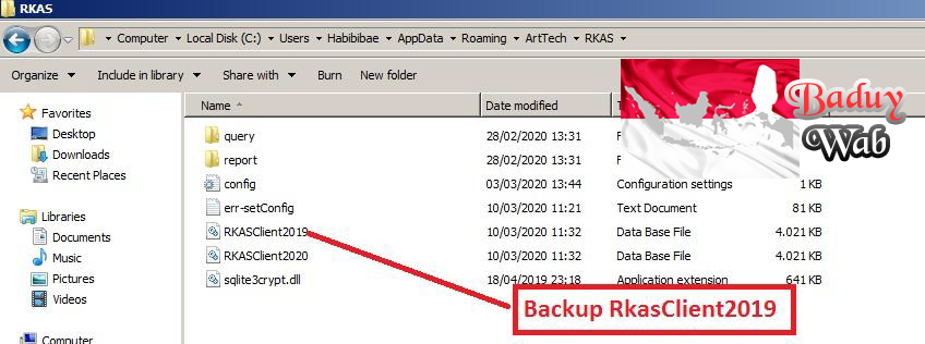 TATA CARA BACKUP DAN REGISTRASI ULANG DI TAHUN 2020 UNTUK