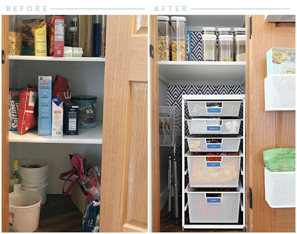 Any ideas on how to organize this very deep pantry? Just moved in here(rv)  and have no idea how I'm gonna make this work : r/organization