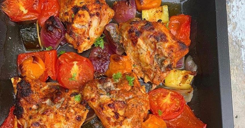 Chicken and Vegetable Tray Bake