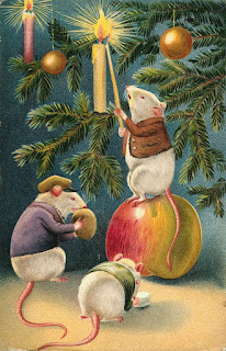 Original new year greetings mice and rats 2026. Free, beautiful live Christmas cards in the year of mouse
