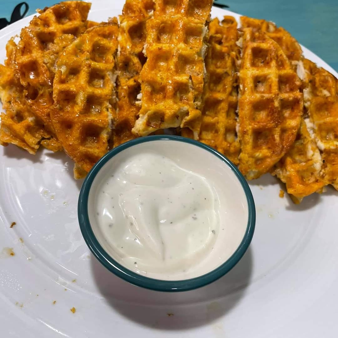 Buffalo Chicken Chaffle
